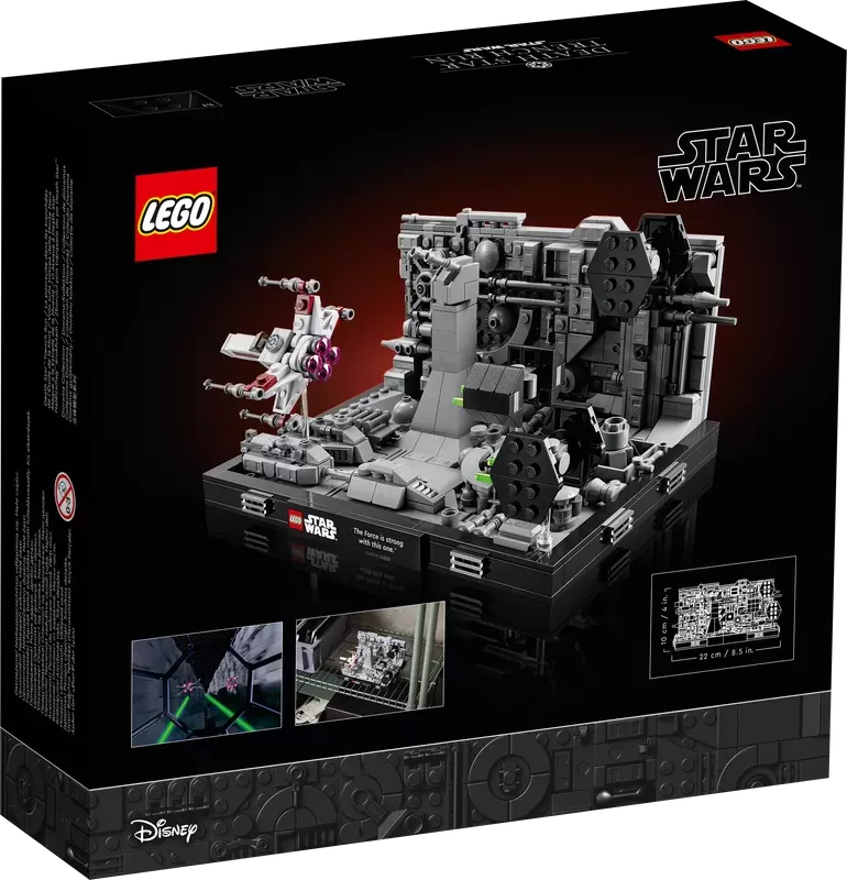 STAR WARS DEATH STAR TRENCH RUN DIORAMA 75329 BUILDING KIT