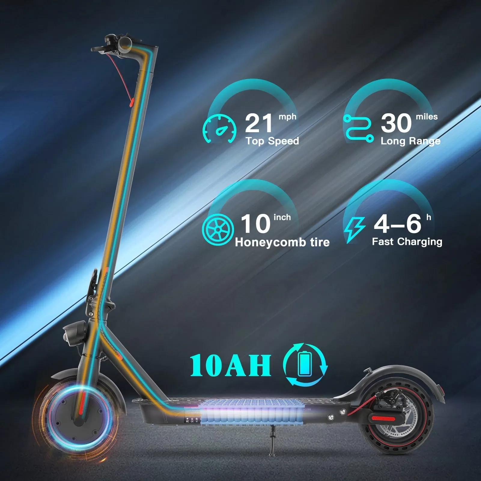 2023 i9 Max Motorized Foldable Electric Scooter For Adults