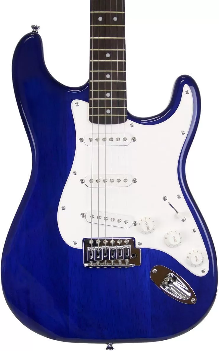 Fender Squier Stratocaster - Sunburst Bundle with Frontman 10G Amp, Gig Bag, Instrument Cable, Tuner, Strap, Picks, Fender Play Online Lessons, Instructional Book, and Austin Bazaar Instructional DVD