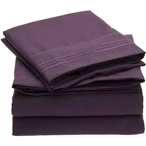 Brushed Microfiber Hypoallergenic 4 pcs Bedsheet Set
