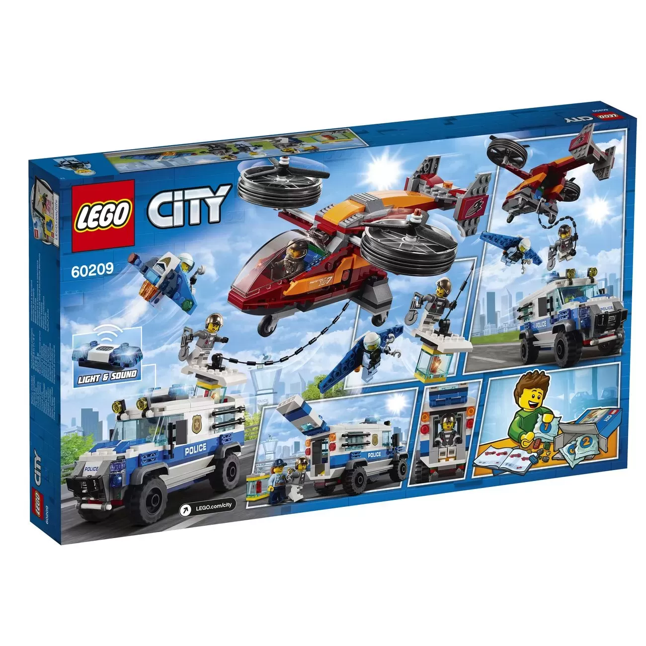 CITY SKY POLICE DIAMOND HEIST 60209