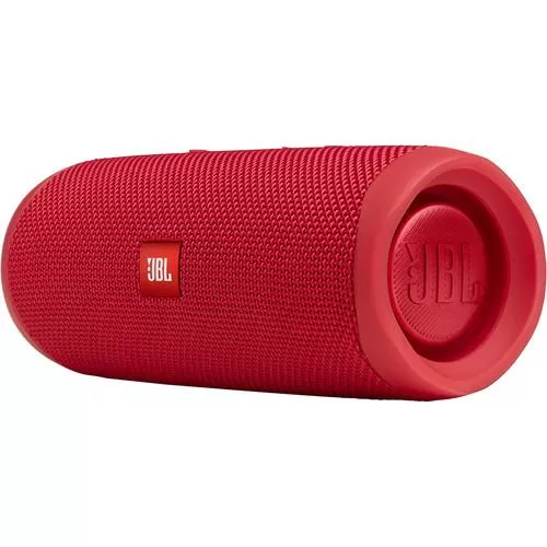 JBL Flip 5 Waterproof Bluetooth Speaker (Fiesta Red)