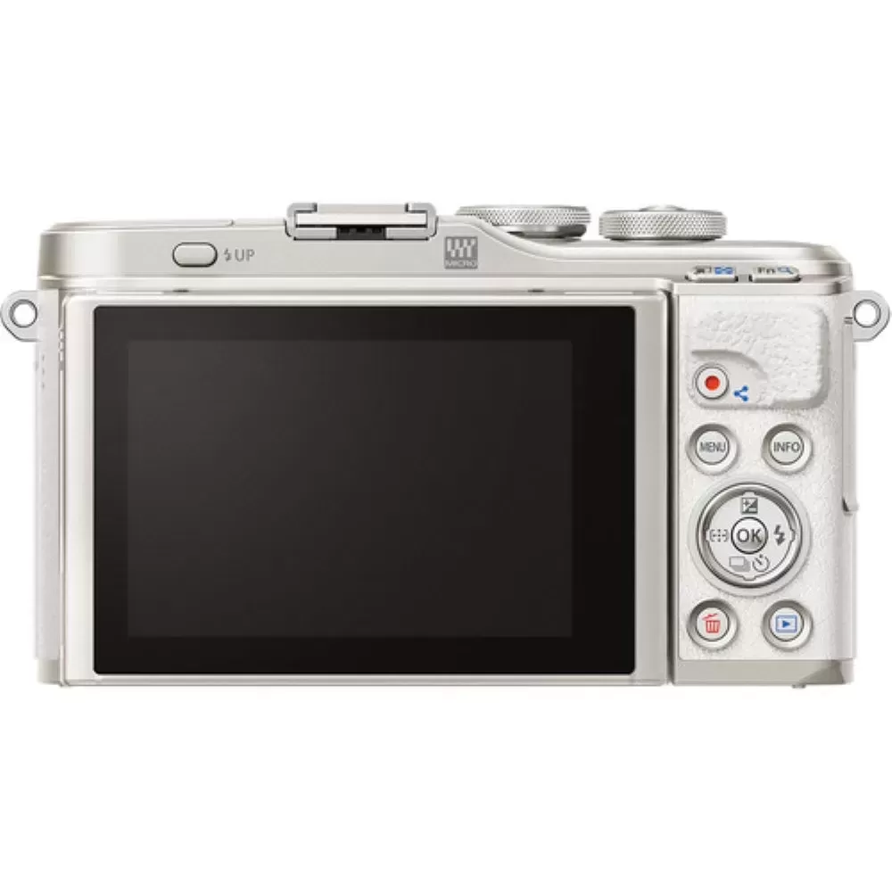 Olympus PEN E-PL10 Mirrorless Digital Camera with 14-42mm Lens | White