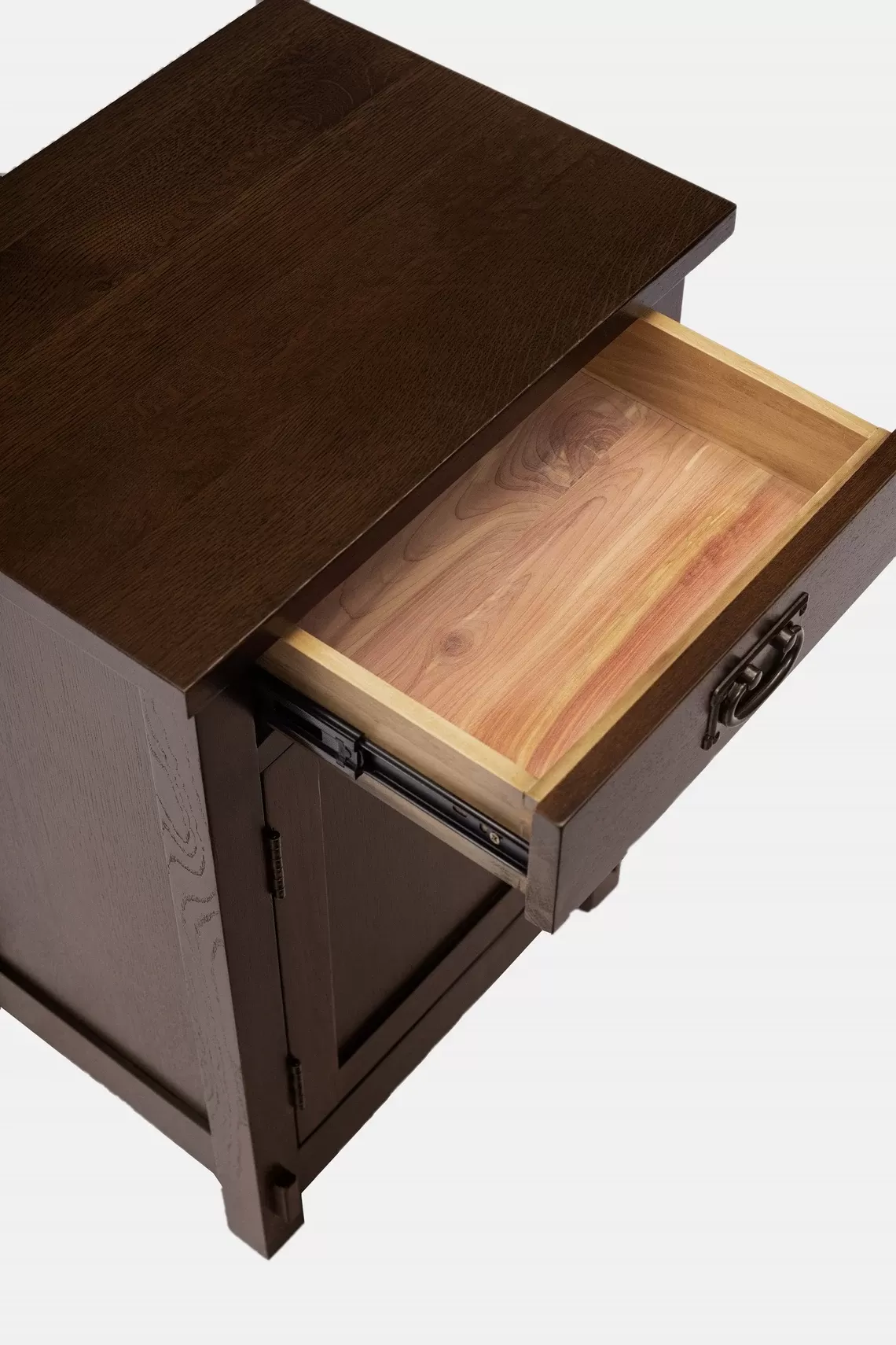 Mission Quarter Sawn Oak 1 DOOR, 1 DRAWER NIGHTSTAND