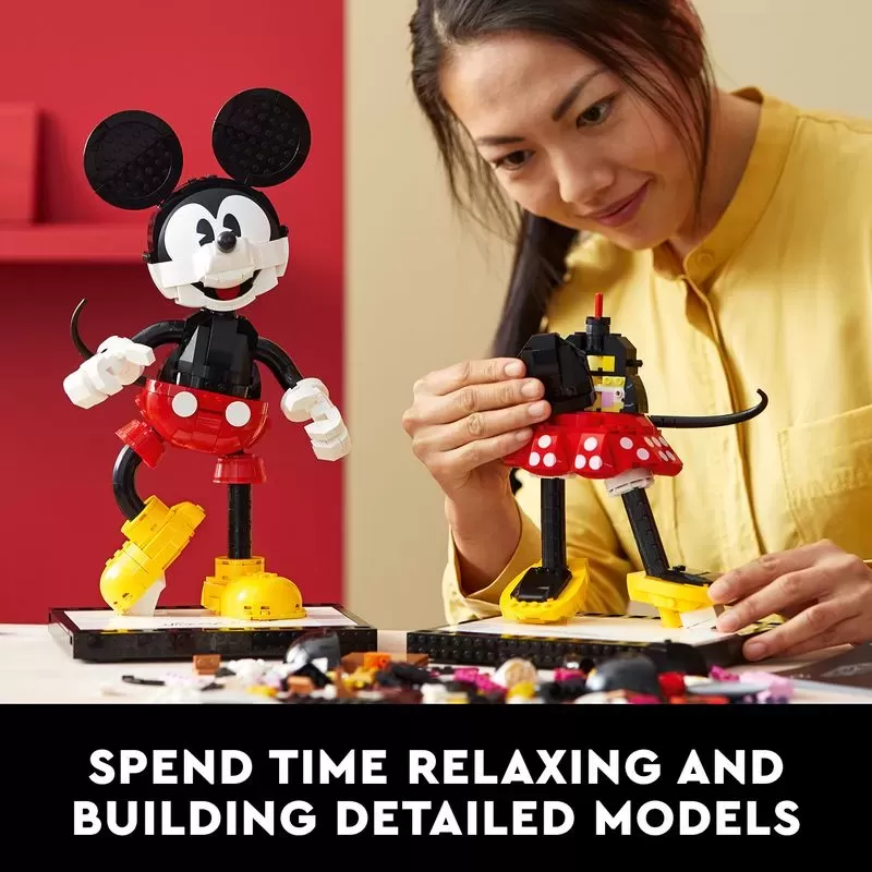 43179 DISNEY MICKEY MOUSE & MINNIE MOUSE BUILDABLE
