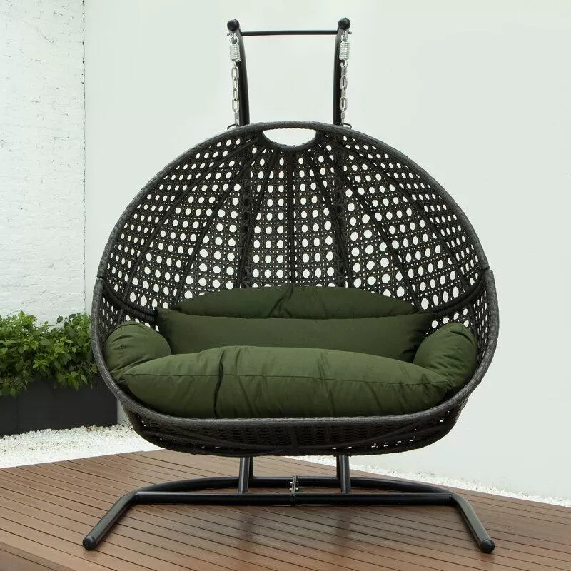 Double Swing Chair with Stand