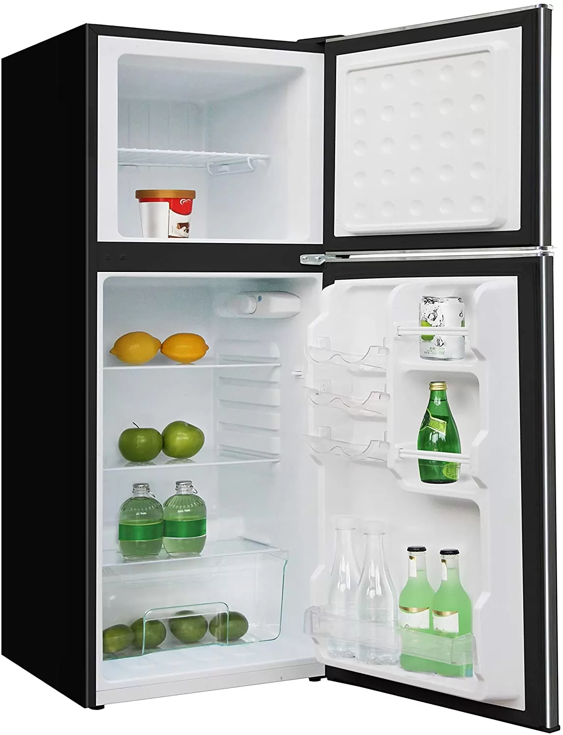 Frigidaire EFR451 2 Door Refrigerator/Freezer, 4.6 cu ft, Platinum Series, Stainless Steel, Double