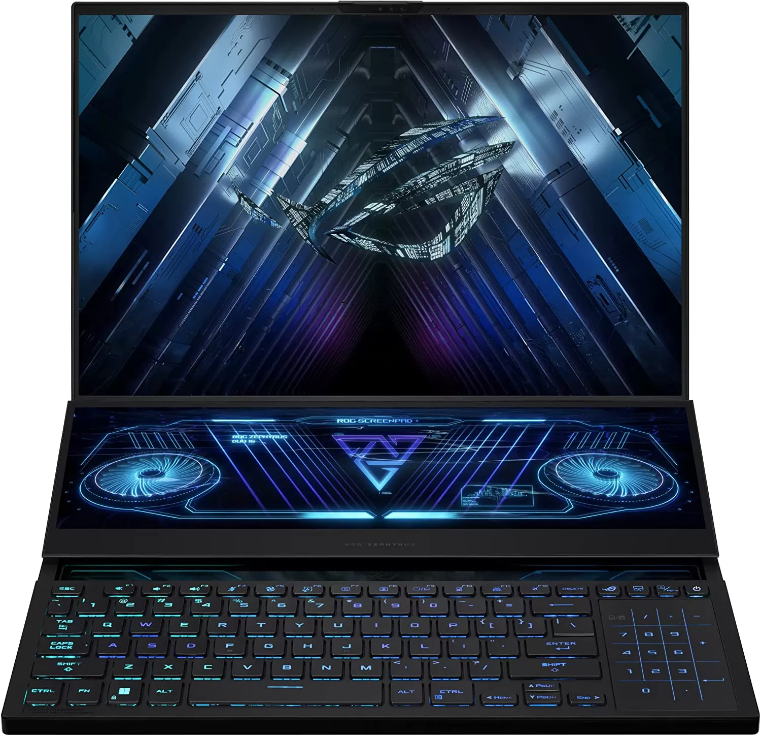 ASUS ROG Zephyrus Duo 16 (2022) Gaming Laptop, 16” Mini LED 240Hz/3ms, QHD 16:10 Display, 100% DCI-P3, NVIDIA GeForce RTX 4080, AMD Ryzen 9 7945HX, 32GB DDR5, 1TB SSD, Windows 11 Pro, GX650PZ-XS96