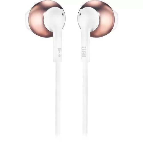 JBL TUNE 205BT Wireless Bluetooth Earbud Headphones (Rose Gold)