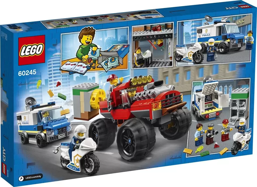 60245 CITY POLICE MONSTER TRUCK HEIST