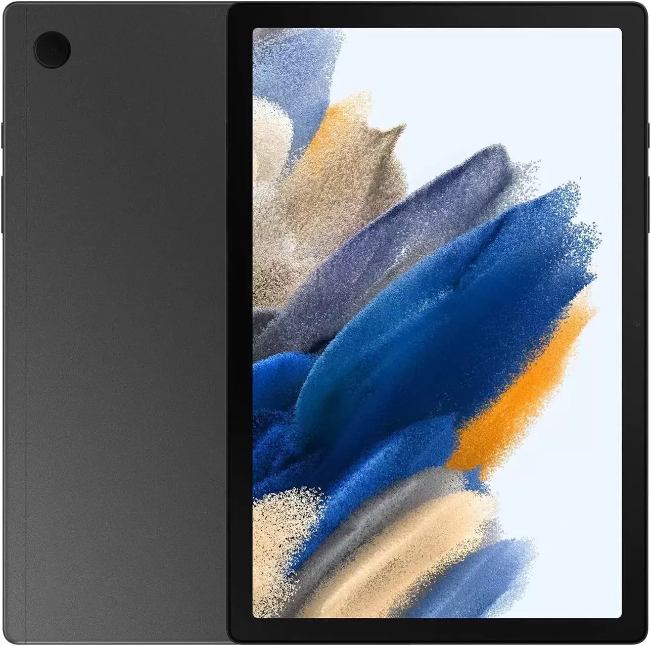 Galaxy Tab A8 10.5” Inch 32 GB Wi-Fi Android 11 Touchscreen International Tablet Bundle – MDTec Hard Back Tri-Fold Stand Cover Case and 64GB microSD Card [Gray]