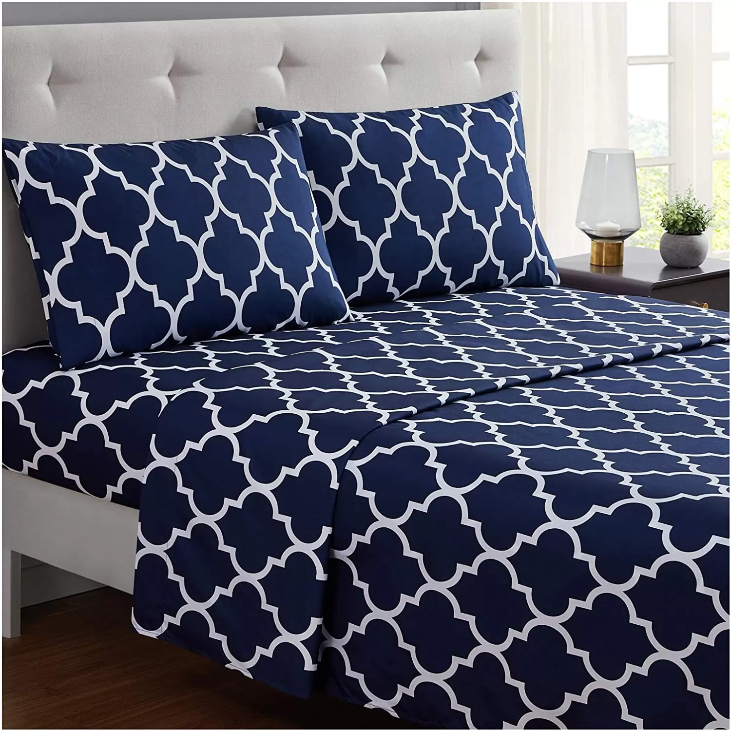 Brushed Microfiber Hypoallergenic 4 pcs Bedsheet Set