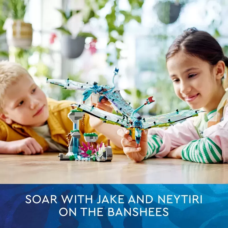 ® 75572 AVATAR JAKE & NEYTIRIS FIRST BANSHEE FLIGHT BUILDING TOY SET