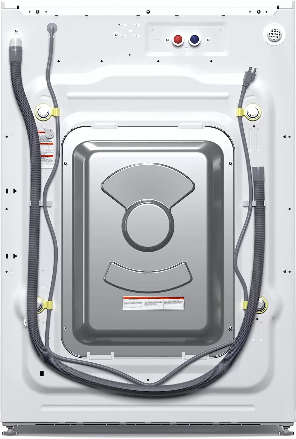 KoolMore FLW-3CWH Front Load Machine, 2.7 Cu. Ft, Space Saving Unit with 20-Minute Quick, 12 Washing Cycles, Quiet Inverter Motor [120V],