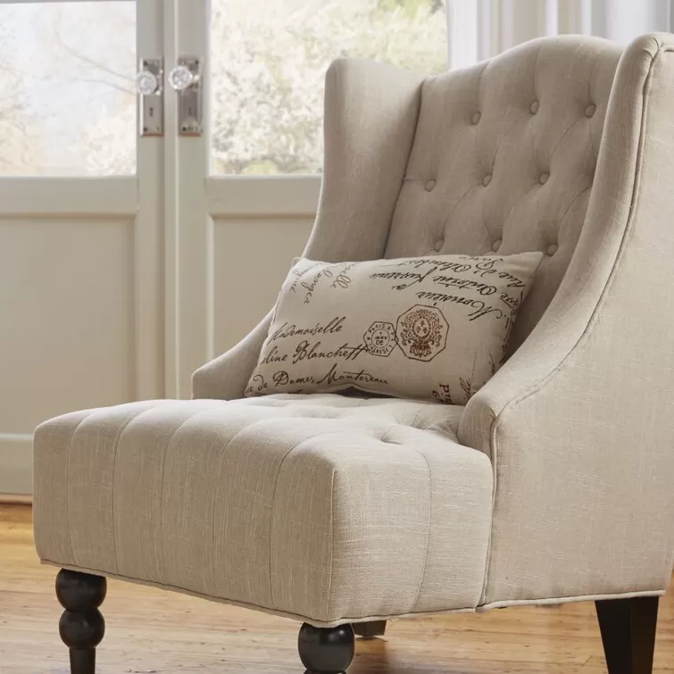 Danni Upholstered Wingback Chair