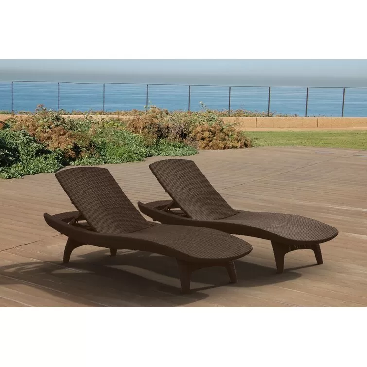 Outdoor Chaise Lounge (Set of 2)