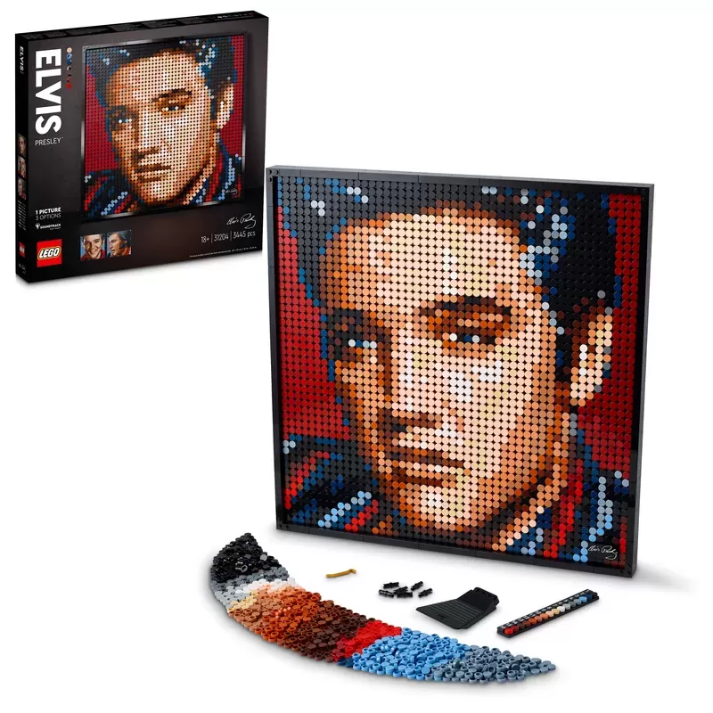 ART ELVIS PRESLEY THE KING 31204 BUILDING KIT