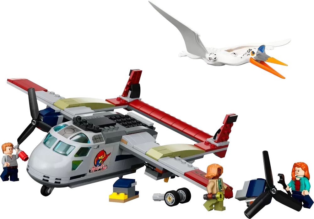 JURASSIC WORLD QUETZALCOATLUS PLANE AMBUSH 76947 BUILDING KIT