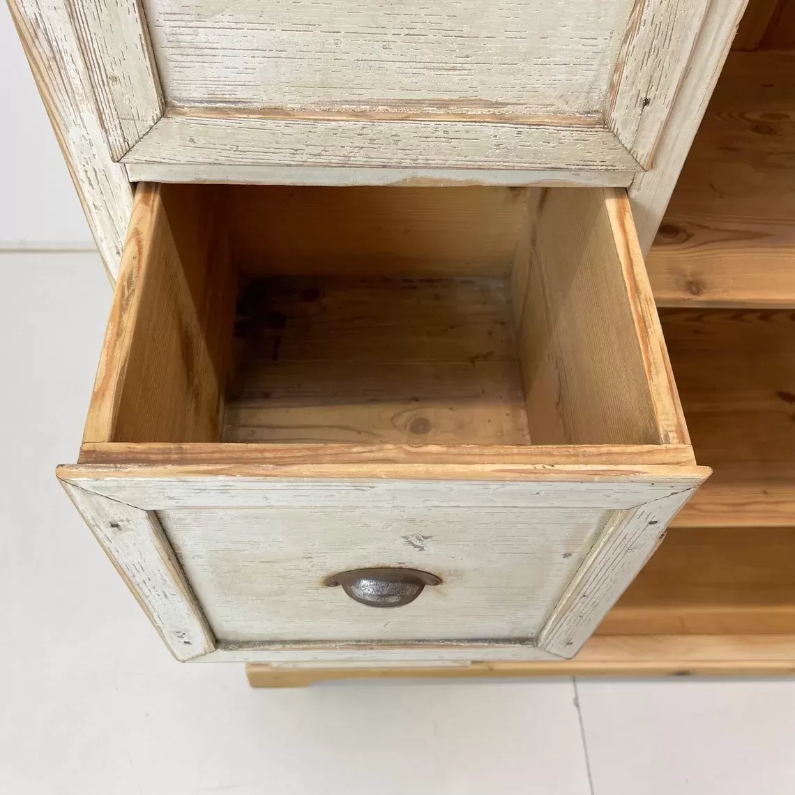 19th Century Eastern Europian Food Cabinet / Antique Storage Cabinet