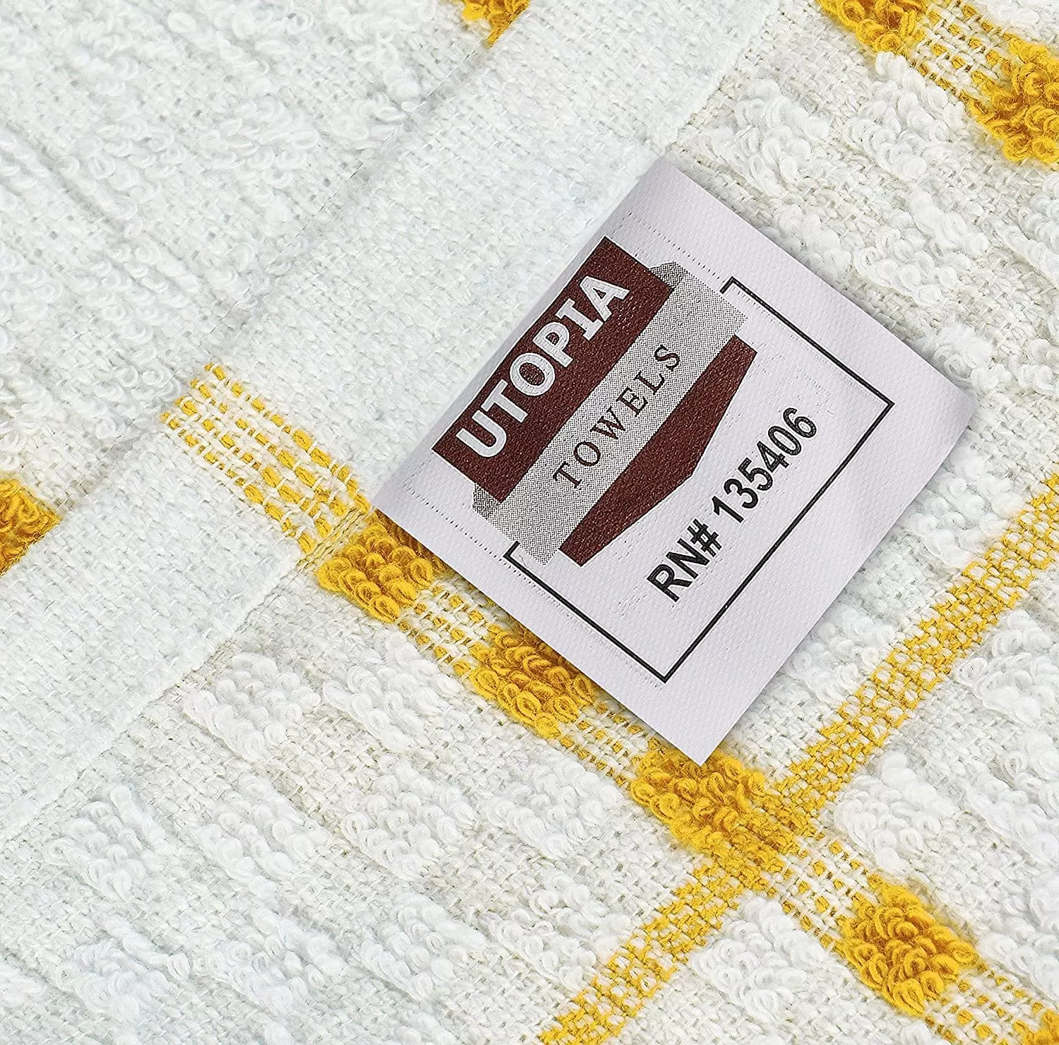 Kitchen Towels 12 Pack, 15 x 25 Inches, 100% Ring Spun Cotton Super Soft and Absorbent Linen Dish Towels, Tea Towels and Bar Towels Set (Black)