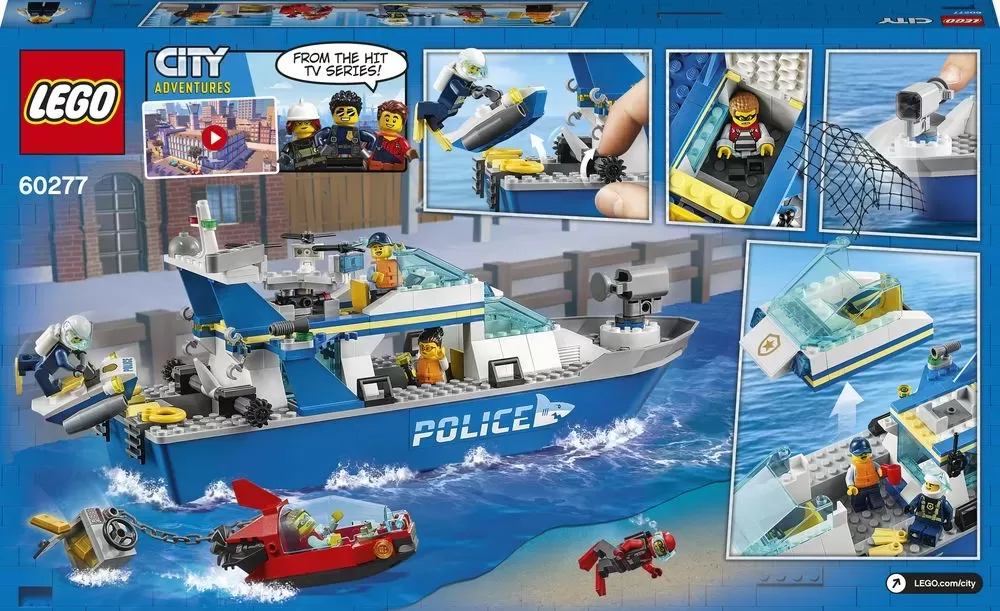 60277 CITY POLICE PATROL BOAT