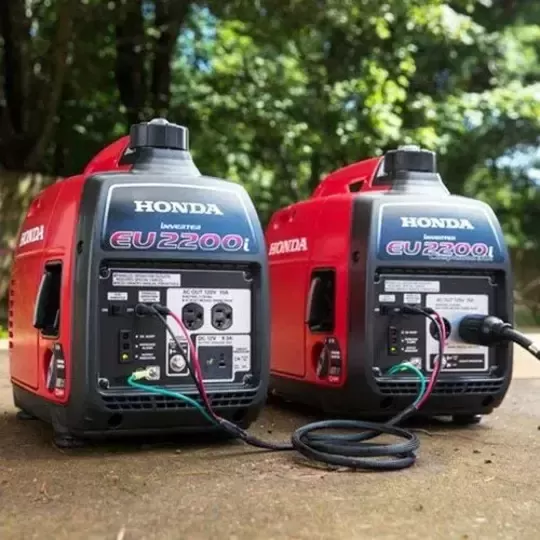 2200-Watt Recoil Start Gasoline Powered Inverter Generator with 20 Amp Outlet