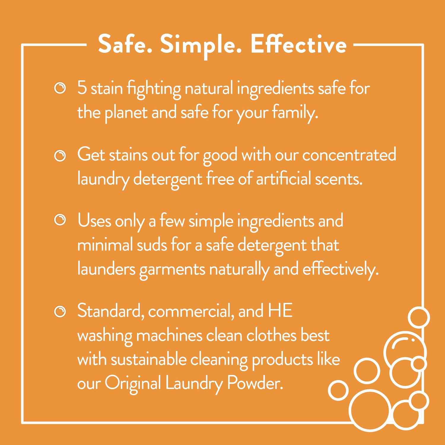 Molly's Suds Original Laundry Detergent Powder | Natural Laundry Detergent Powder for Sensitive Skin | Earth-Derived Ingredients, Stain Fighting | 120 Loads (Citrus Grove)