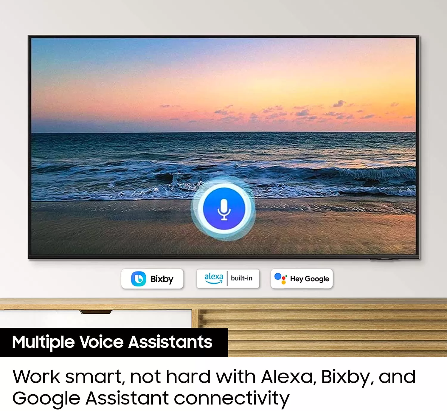 85-Inch Class Crystal 4K UHD AU8000 Series HDR, 3 HDMI Ports, Motion Xcelerator, Tap View, PC on TV, Q Symphony, Smart TV with Alexa Built-In (UN85AU8000FXZA, 2021 Model)