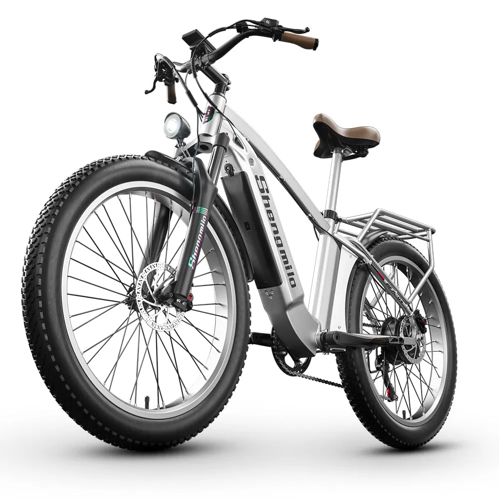 E-Bike MX04 48V 15Ah 500W Motor 26X3.0 fat Tire Retro Mountain Electric Bike