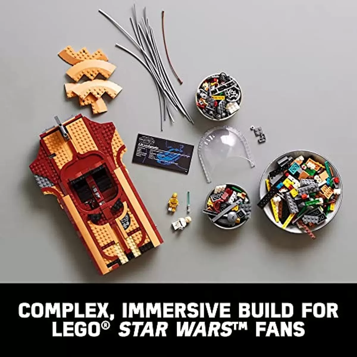 Star Wars Luke Skywalker’s Landspeeder 75341 Collectible Building Display Set for Adult Fans of Star Wars (1,890 Pieces)