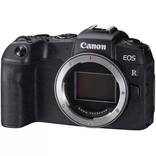 Canon EOS RP Mirrorless Digital Camera (Body Only) with Deluxe Striker Bundle: Includes- Memory Card, Extra Battery, Large Tripod, Handstrap, Large Bag, and Striker Starter Kit