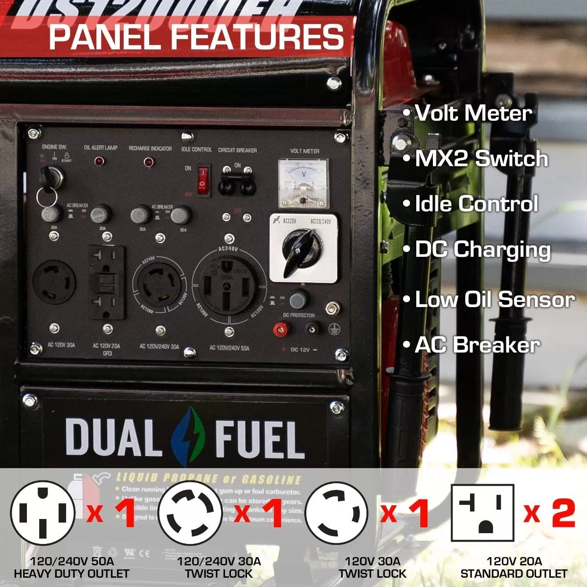 Duro Max DS12000EH Portable Generator