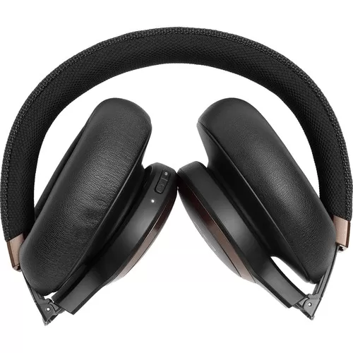JBL LIVE 650BTNC Wireless Over-Ear Noise-Canceling Headphones (Black)