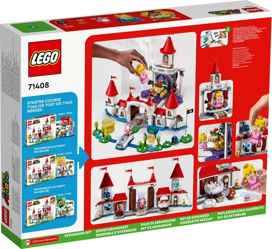 71408 SUPER MARIO PEACH'S CASTLE EXPANSION SET