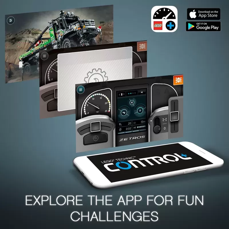 TECHNIC APP-CONTROLLED 4X4 MERCEDES-BENZ ZETROS TRIAL TRUCK 42129