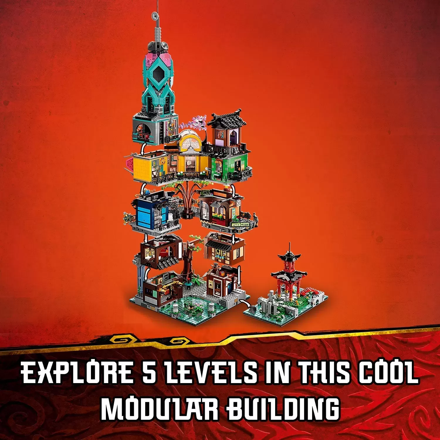 71741 NINJAGO CITY GARDENS