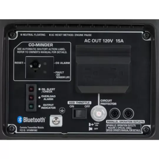 2200-Watt Recoil Start Gasoline Powered Inverter Generator with 20 Amp Outlet
