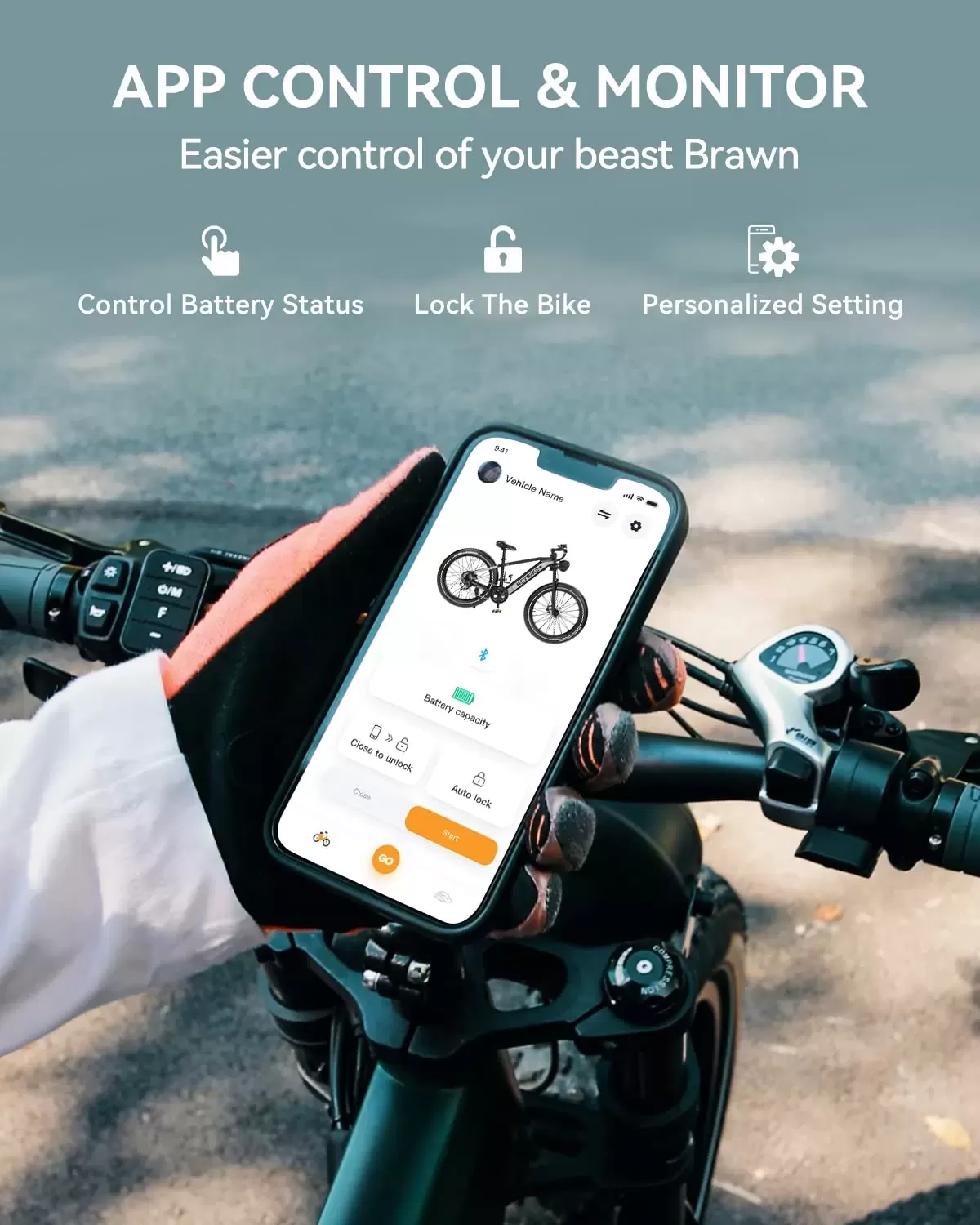 🔥Clearance Sale🔥 Outdoor Electric Bike 48V 18Ah Removable Battery Ebike with 750W Motor, 28MPH Max Speed, Hydraulic Front Fork 26