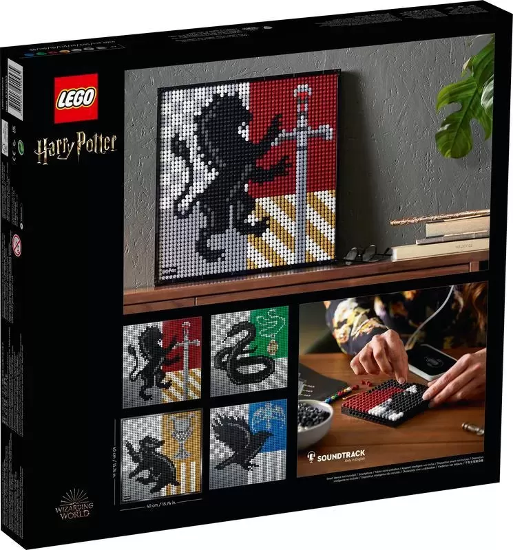 31201 ART HARRY POTTER HOGWARTS CRESTS