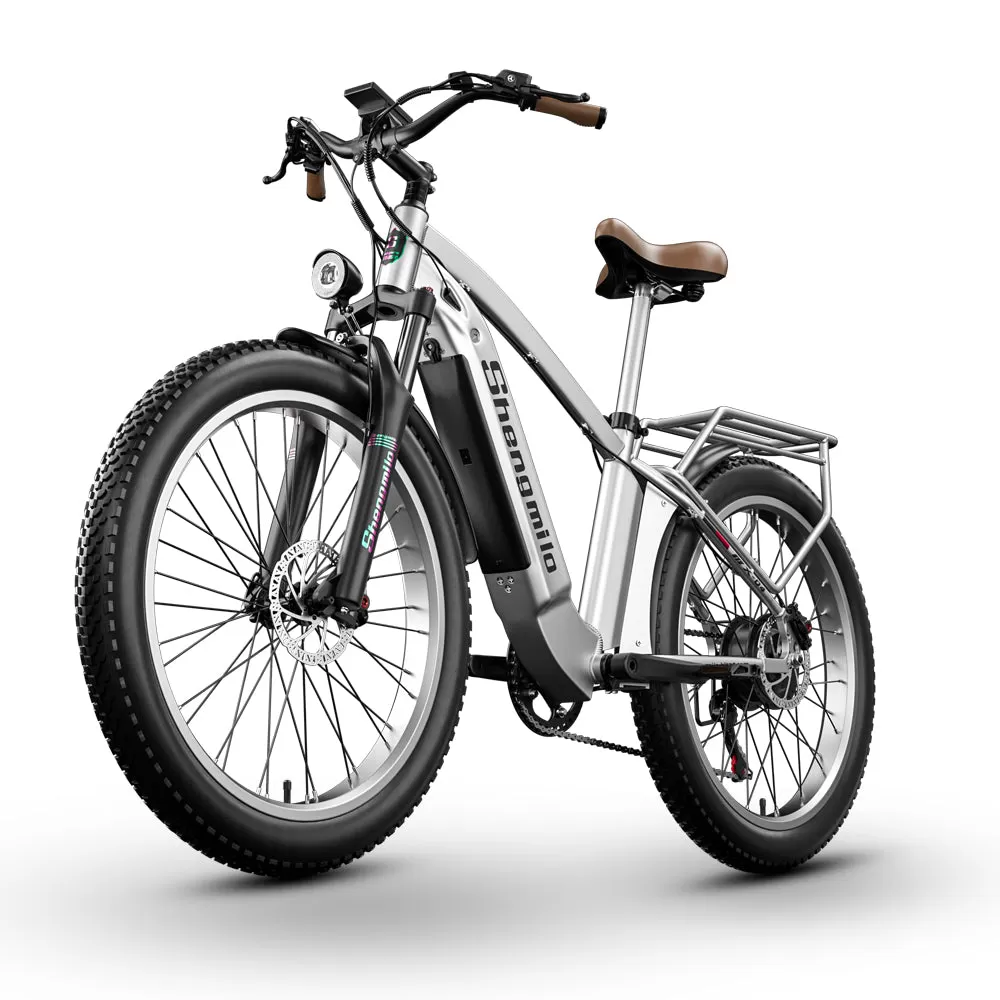E-Bike MX04 48V 15Ah 500W Motor 26X3.0 fat Tire Retro Mountain Electric Bike