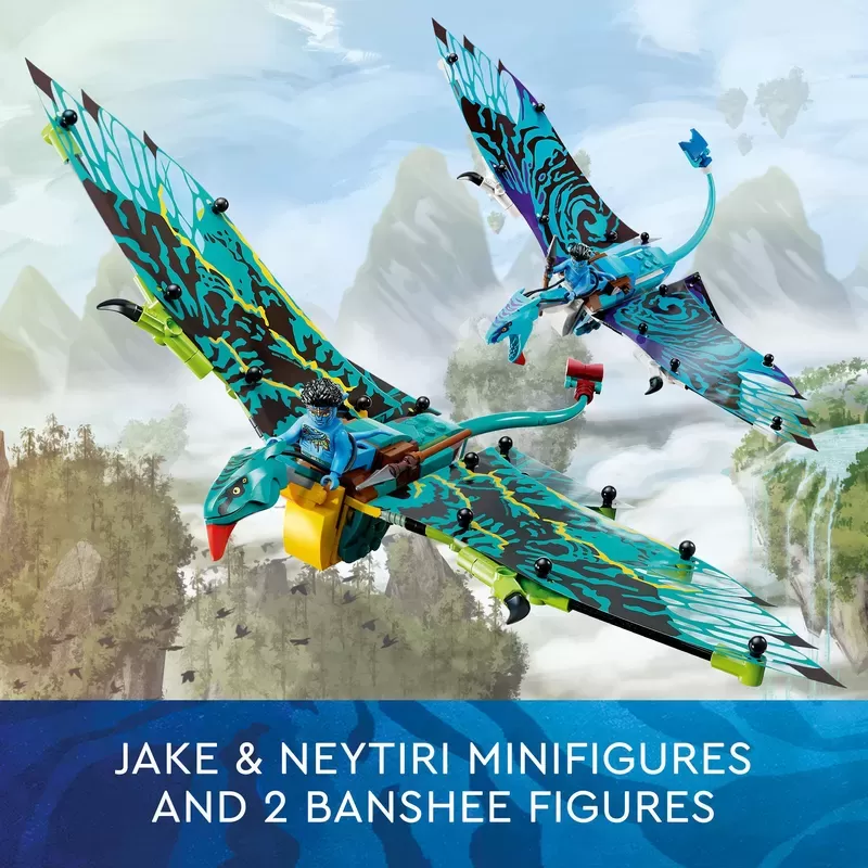® 75572 AVATAR JAKE & NEYTIRIS FIRST BANSHEE FLIGHT BUILDING TOY SET
