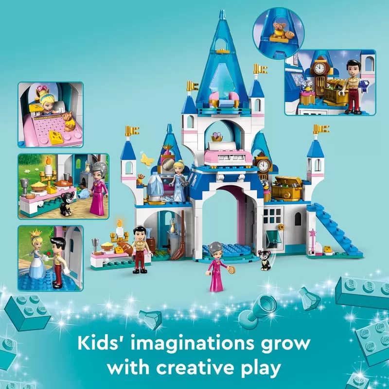 43206 DISNEY CINDERELLA AND PRINCE CHARMING’S CASTLE BUILDING KIT