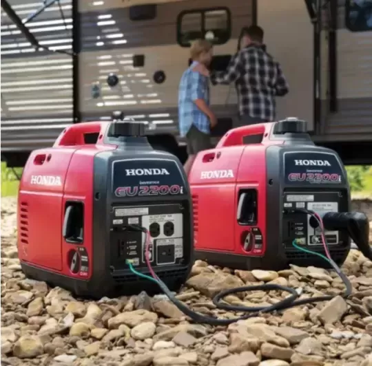 2200-Watt Recoil Start Gasoline Powered Inverter Generator with 20 Amp Outlet