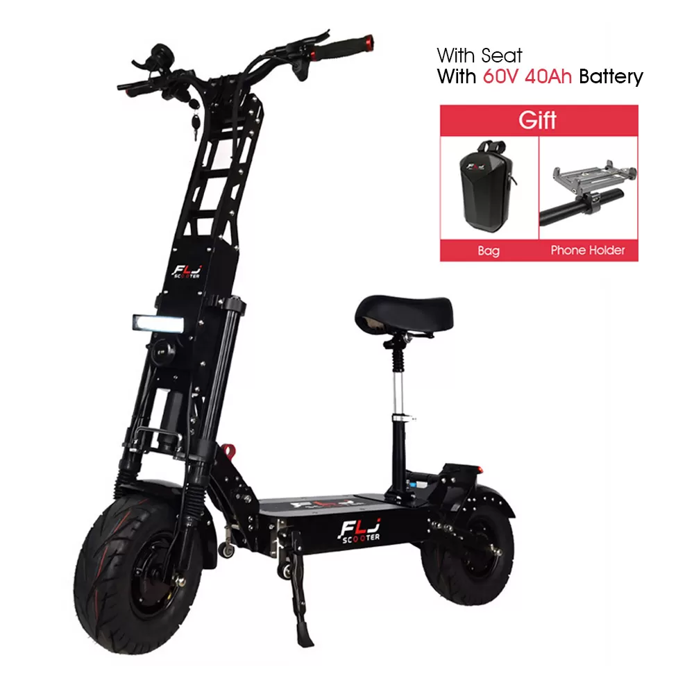 (ð¥Limited Time Sale) K6 6000W all terrain Fat wheels dual motor electric scooter with Max Speed 53MPH