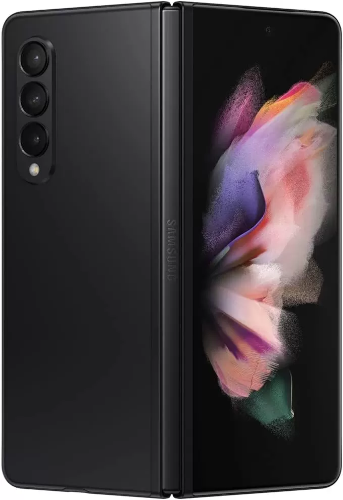 Galaxy Z Fold 3 5G Factory Unlocked Android Cell Phone US Version Smartphone Foldable Dual Screen Under Display Camera 256GB Storage, Phantom Black (Renewed)