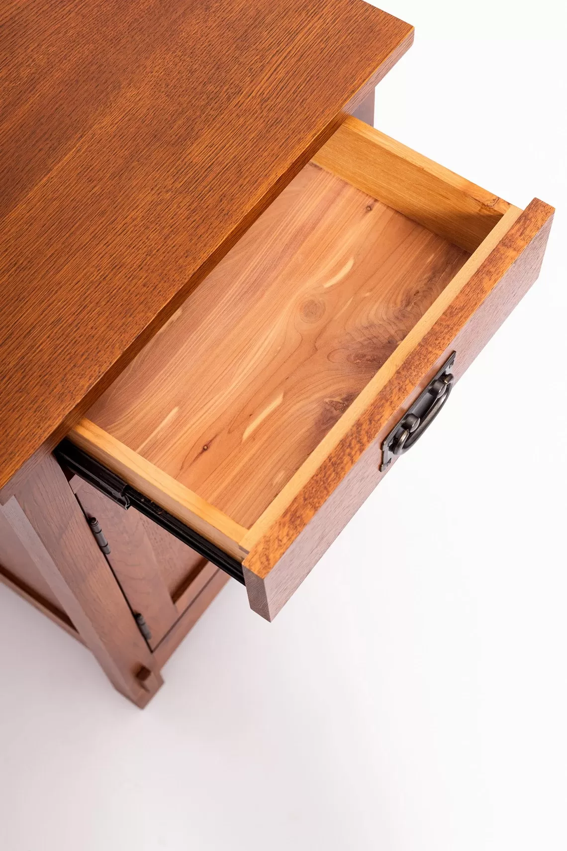 Mission Quarter Sawn Oak 1 DOOR, 1 DRAWER NIGHTSTAND