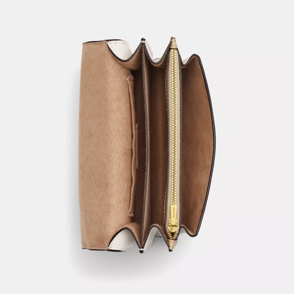 Mini Klare Crossbody In Signature Canvas With Heart Print