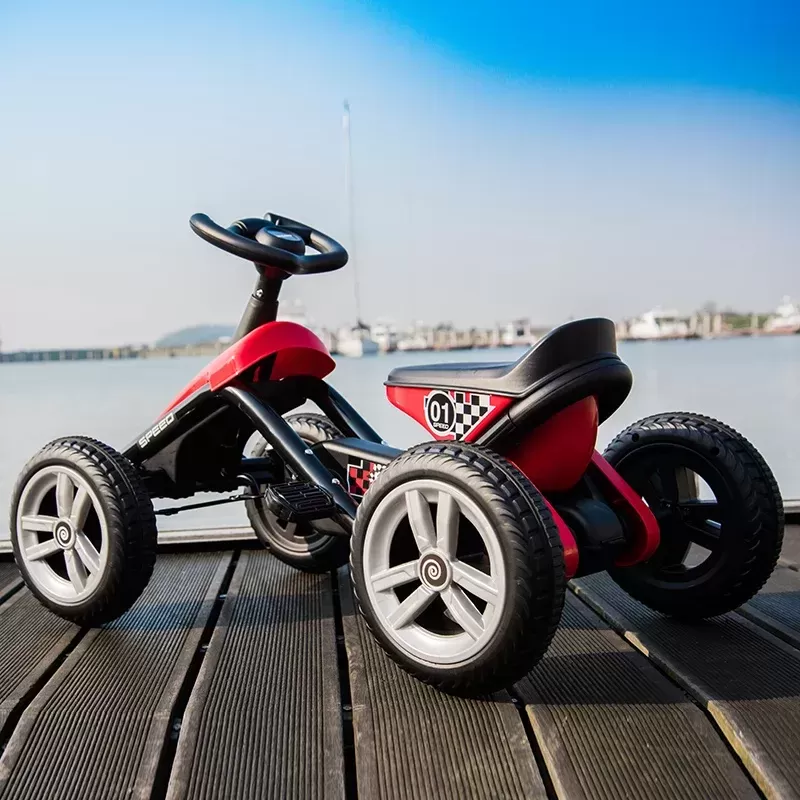 Children's Kart Baby Four-wheel Pedal Bike Children Can Sit Fitness Sports Toys Stroller
