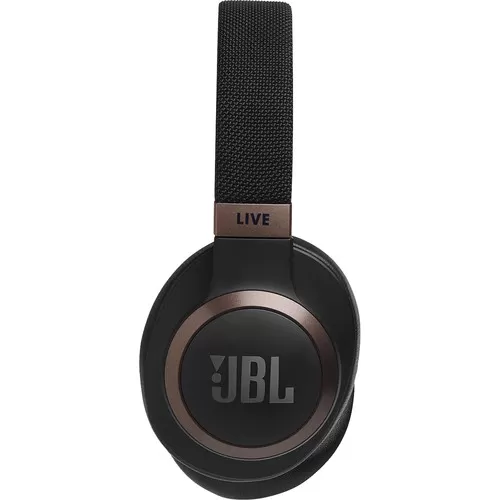 JBL LIVE 650BTNC Wireless Over-Ear Noise-Canceling Headphones (Black)