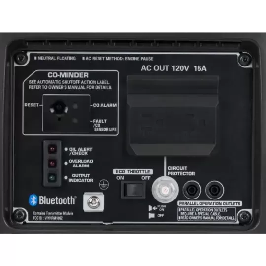 2200-Watt Recoil Start Gasoline Powered Inverter Generator with 20 Amp Outlet